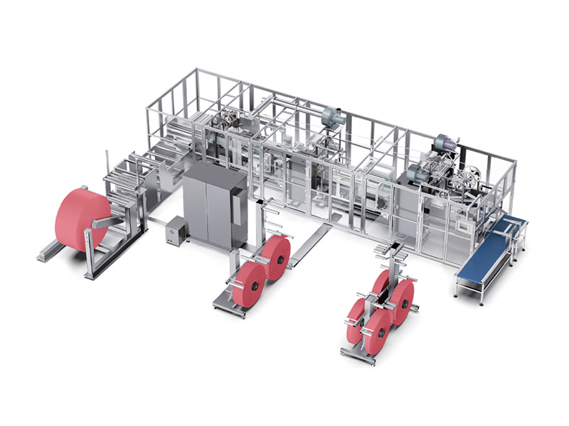 PP Woven Block Bottom Valve Bag Making Machine
