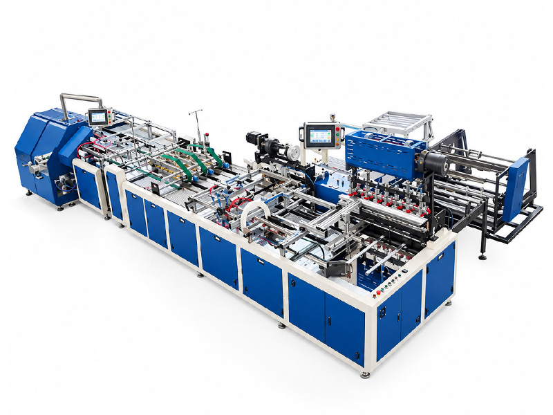 Cutting-Inserting-Sewing-Hemming Machine