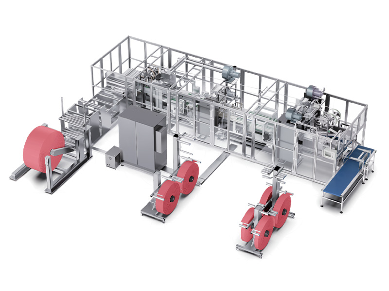 PP Woven Block Bottom Valve Bag Making Machine