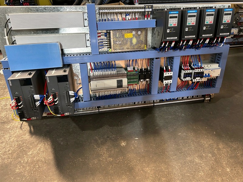 PLC + Touchscreen Control System