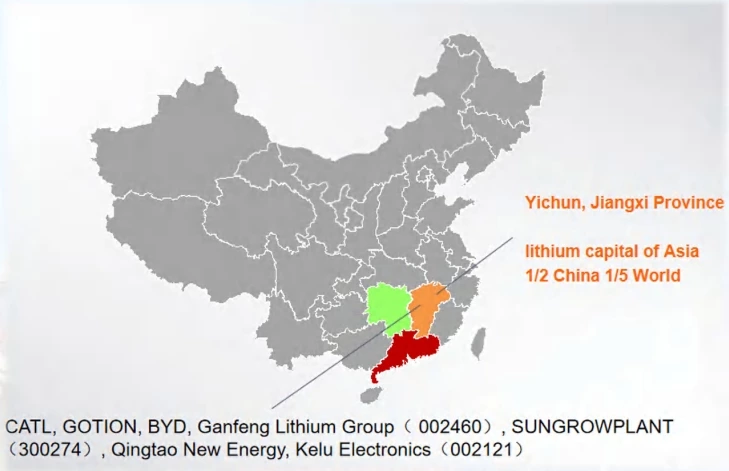 Yichun, the Lithium Capital of Asia: The Rise and Prospect of the Lithium - Battery Industry