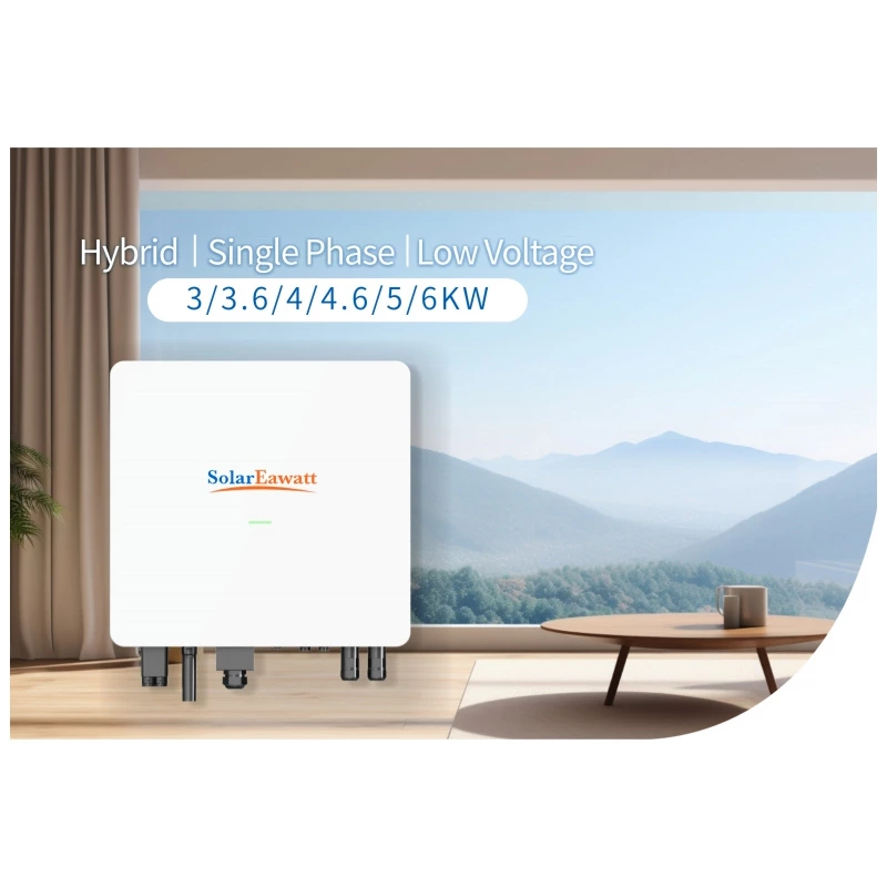 SolarEawatt Single Phase Hybrid inverter 3-6KW LV