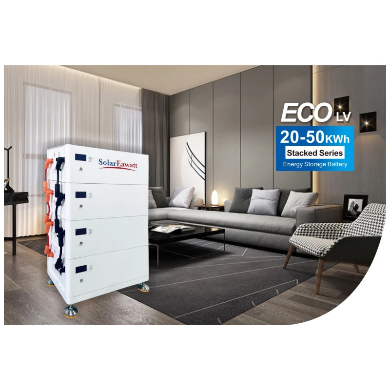 ECO－LV 30-50kwh Stacked Mounted Energy StorageBattery